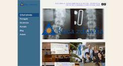 Desktop Screenshot of kuca-zdravlja.com